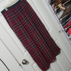 Plaid skirt